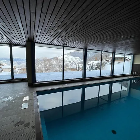 Apartment 2,5 Pieces A Haute-nendaz, Grande Terrasse, Piscine, Sauna, Tennis Nendaz