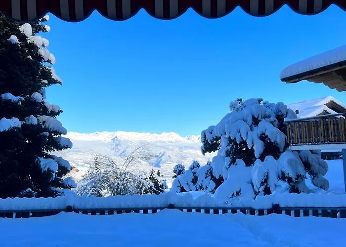 Apartment 2,5 Pieces A Haute-nendaz, Grande Terrasse, Piscine, Sauna, Tennis Nendaz