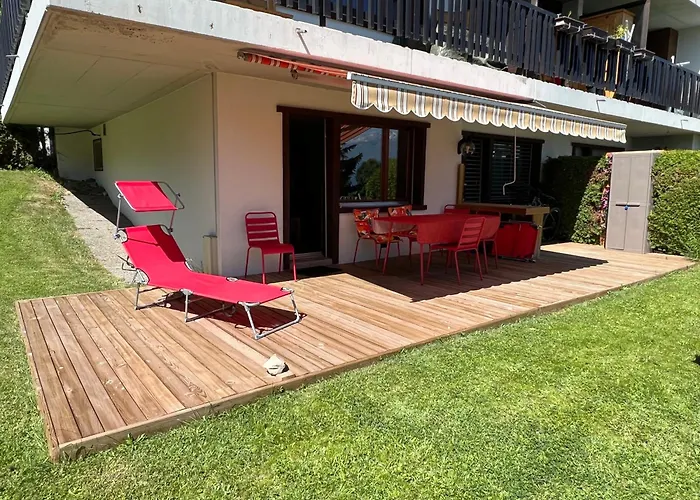 2,5 Pieces A Haute-nendaz, Grande Terrasse, Piscine, Sauna, Tennis * Nendaz