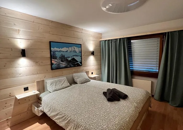 2,5 Pieces A Haute-nendaz, Grande Terrasse, Piscine, Sauna, Tennis Apartment Nendaz