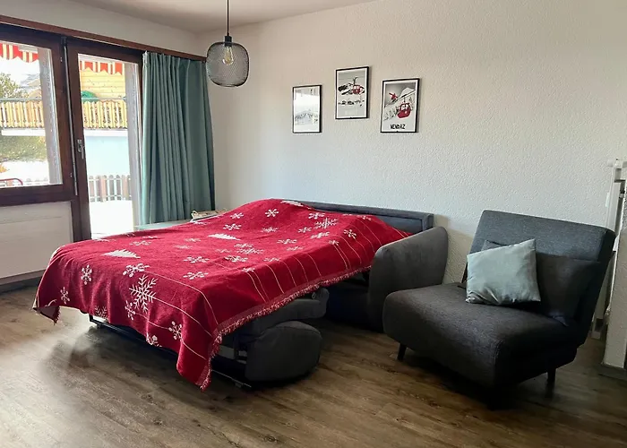 Apartman 2,5 Pieces A Haute-nendaz, Grande Terrasse, Piscine, Sauna, Tennis *
