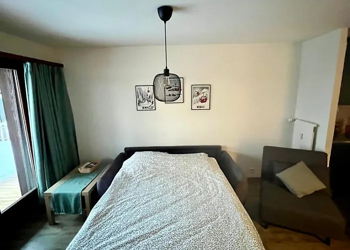 2,5 Pieces A Haute-nendaz, Grande Terrasse, Piscine, Sauna, Tennis *