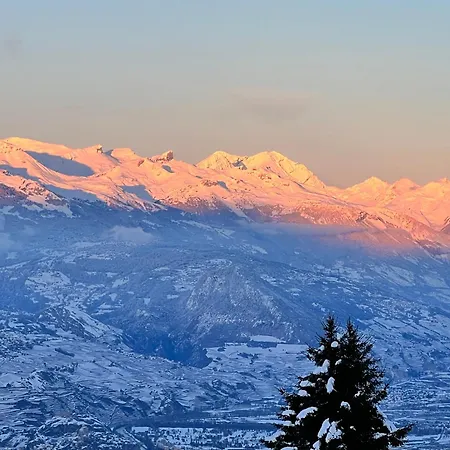 Apartmán 2,5 Pieces A Haute-nendaz, Grande Terrasse, Piscine, Sauna, Tennis
